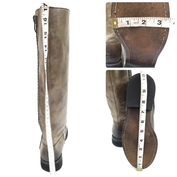 Vince Camuto Finny Leather Knee-High Boots Size 7 - Picture 7 of 8